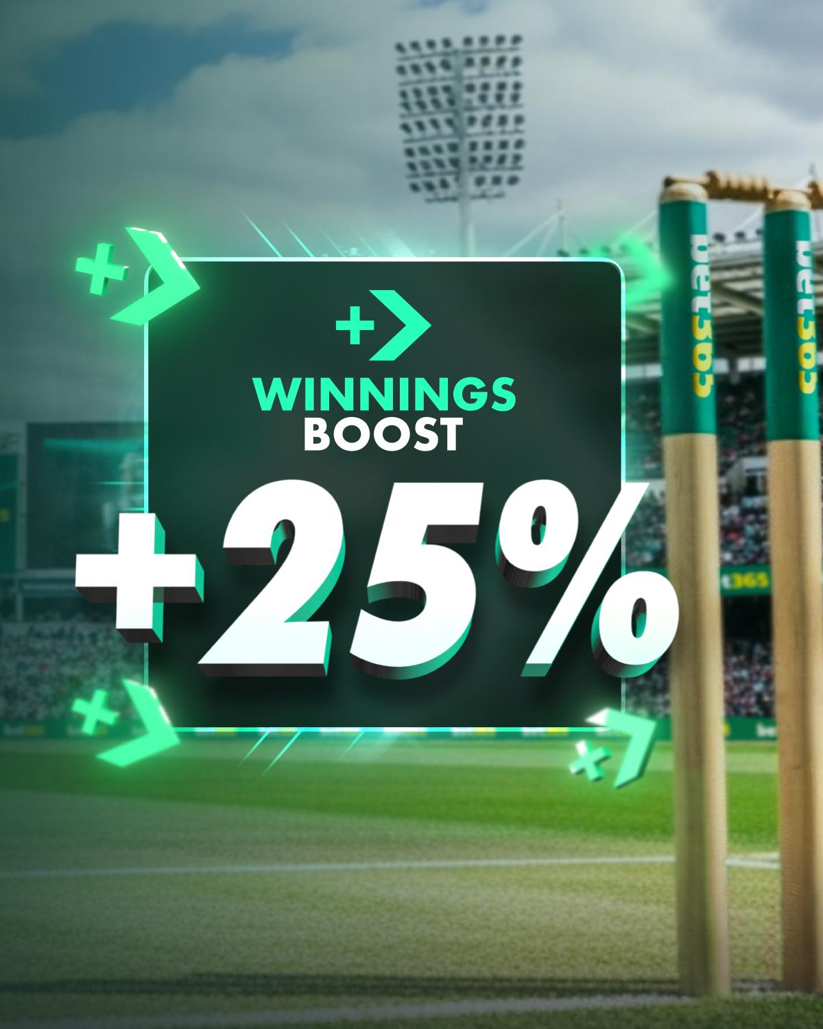 Winnings Boost Cricket